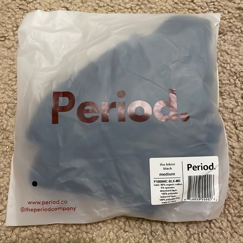The period company new in bag bikini